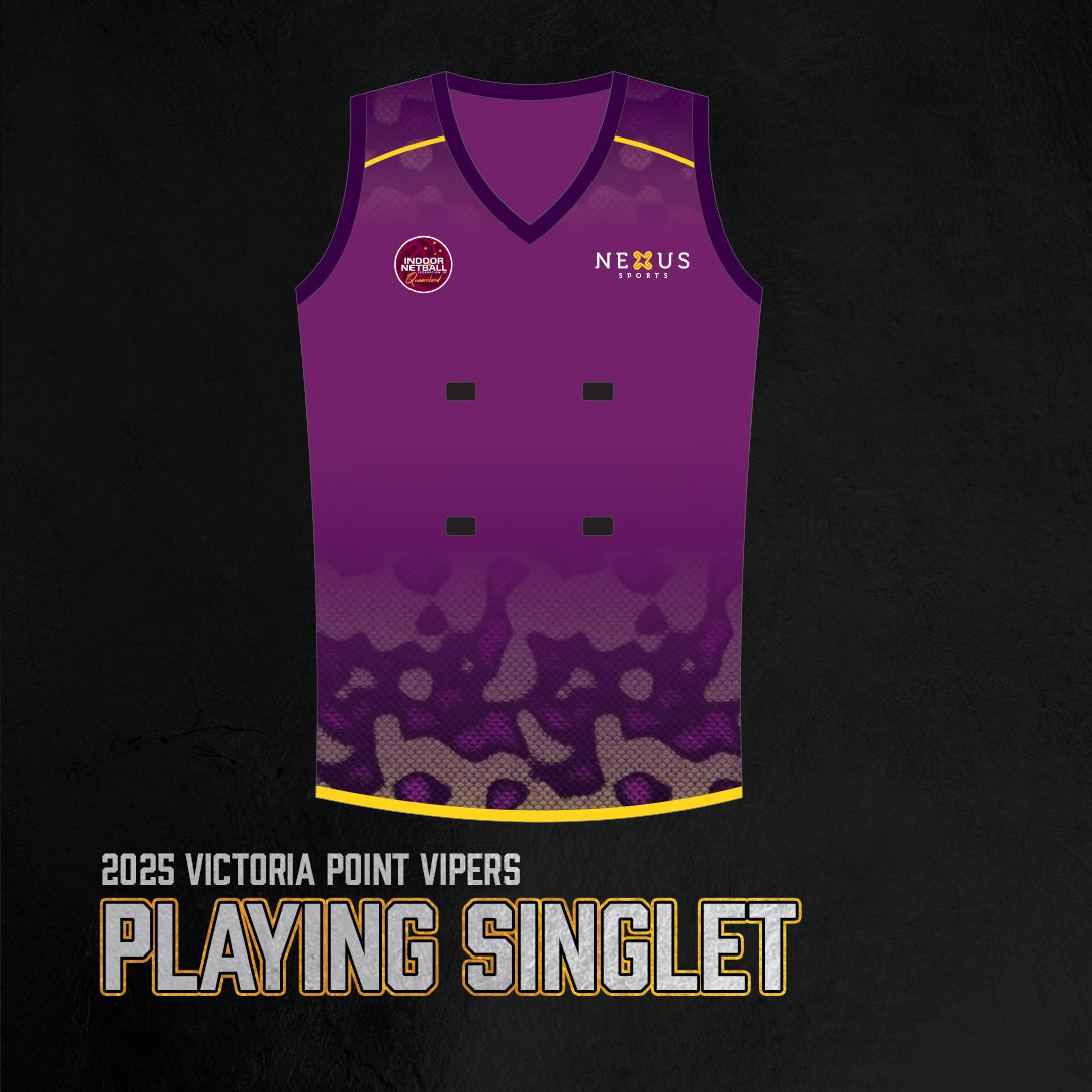Vipers Netball Playing Singlet