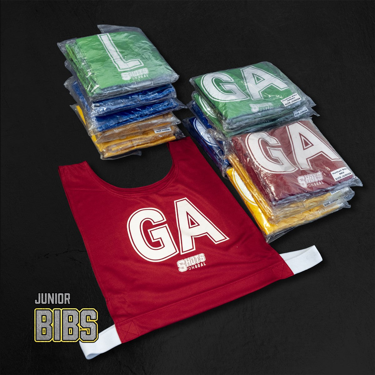Junior Netball Bibs 7aside